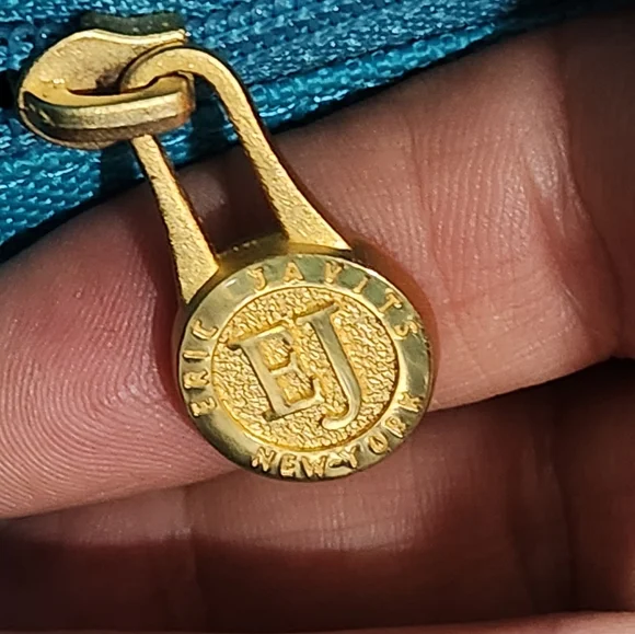 ERIC JAVITS TOTE BAG. RAFFIA BAG, STRAW BAG EUC - Picture 8 of 12